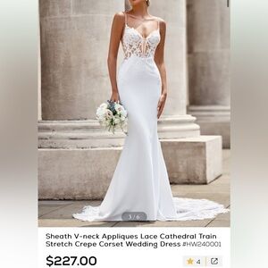 Wedding Dress! Never worn!